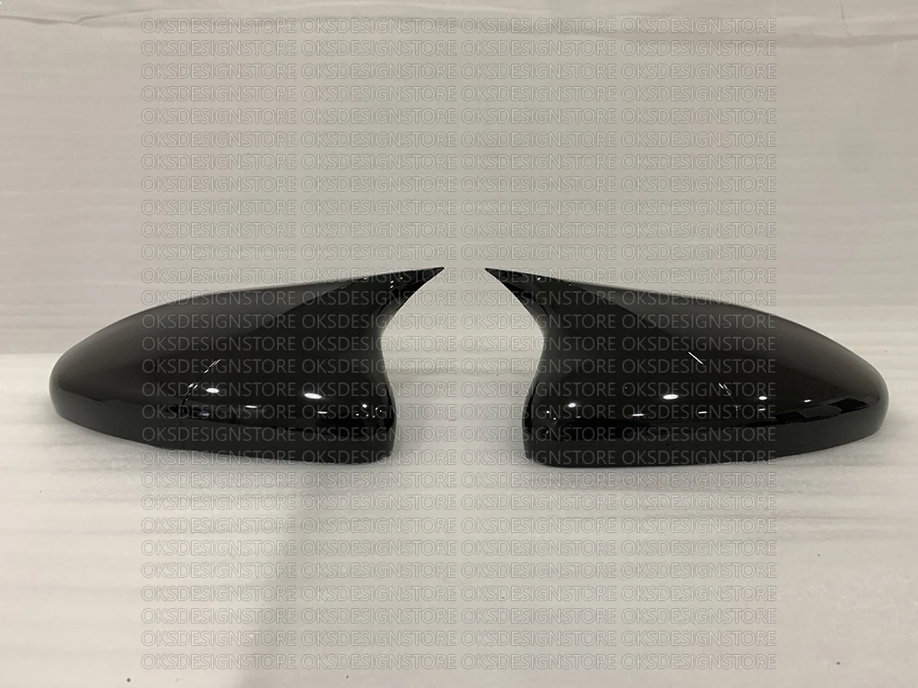 For Peugeot 308 Batman Mirror Cover Piano Black / 2014 - 2021 easy assembly special Part 2013.2017 - 2017 - 2021 / T9