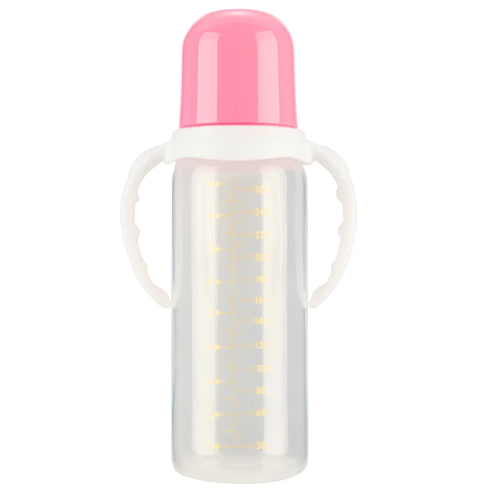 MIYOCAR-Ensemble de biberons personnalisés pour bébé, tétine en plastique sans BPA, 260ml, cou standard, cadeau spécial, 2 pièces