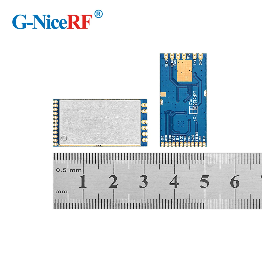 2PCS LoRa1280F27-TCXO 500mW 2.4GHz SX1280 chip 27dBm  Power TCXO 2.4GHz Long range RF Module