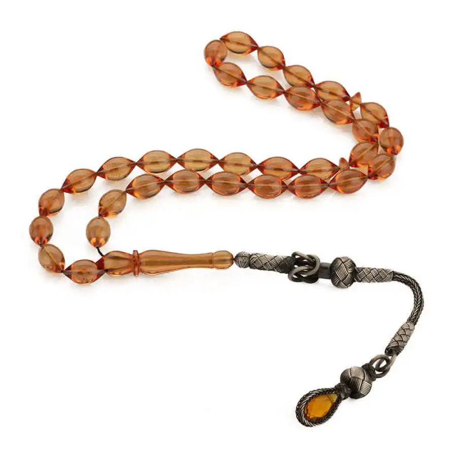 999k Silver Tasseled Bakalite Rosary (Prayer Beads)