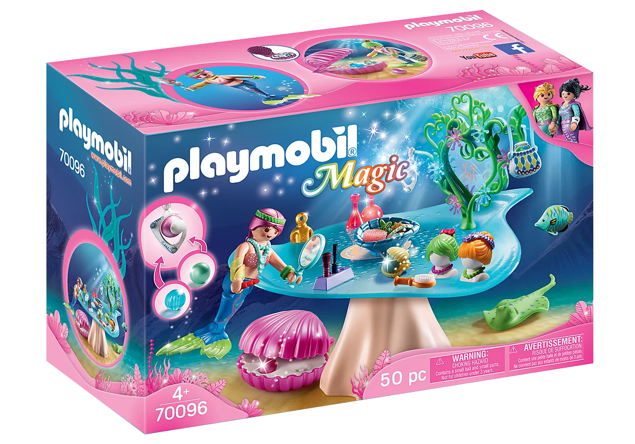 PLAYMOBIL ® 70096 beauty salon with pearls, original, clicks, gift, child, girl, toy