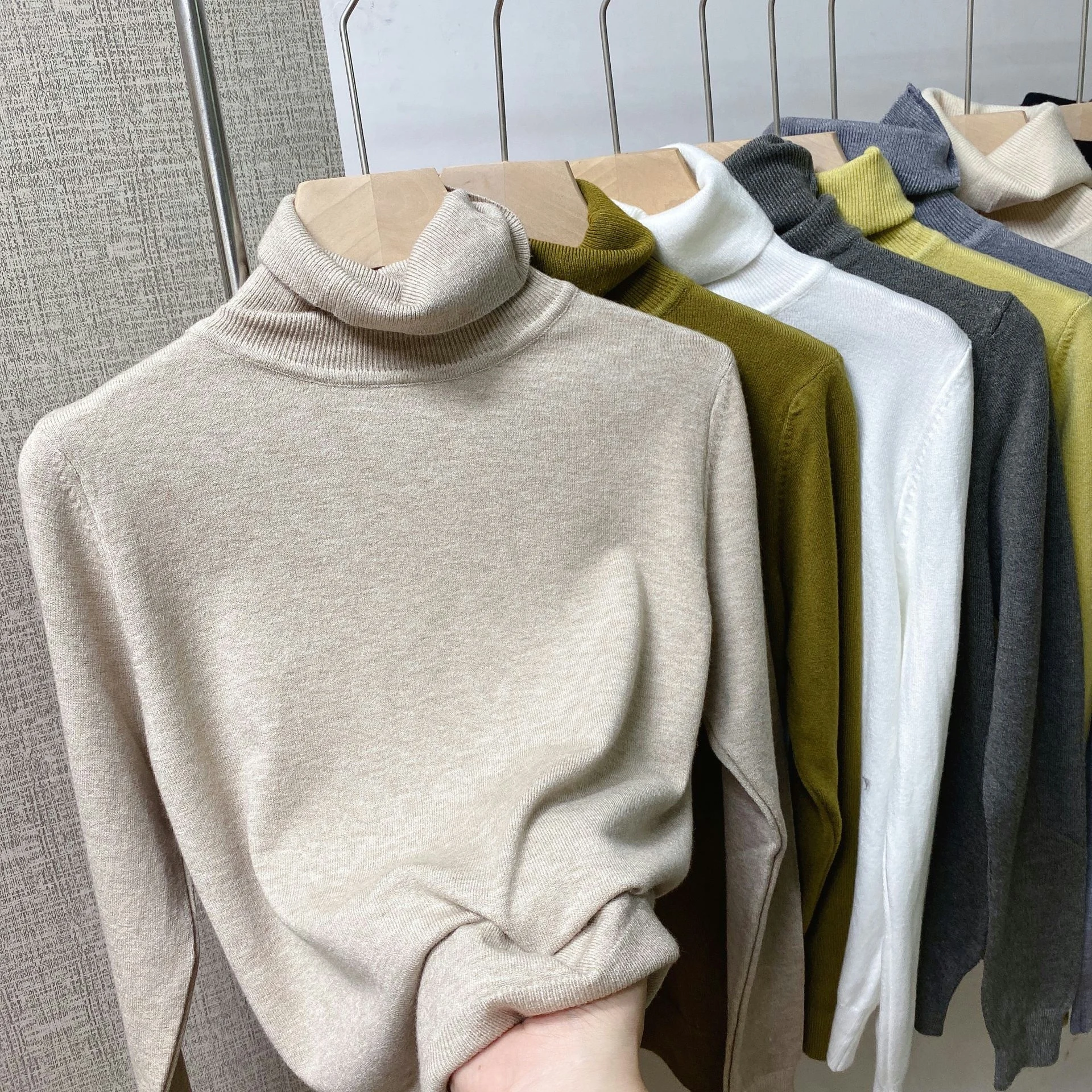 Cashmere sweater women Turtleneck winter cashmere jumpers knit female long sleeve Slim pullover Soft Warm Pull Femme