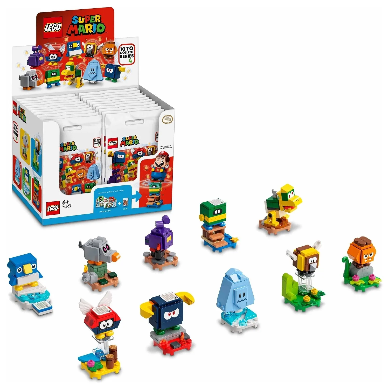 LEGO 71402 Super Mario Character Packs Series 4 Suprice Figures Set