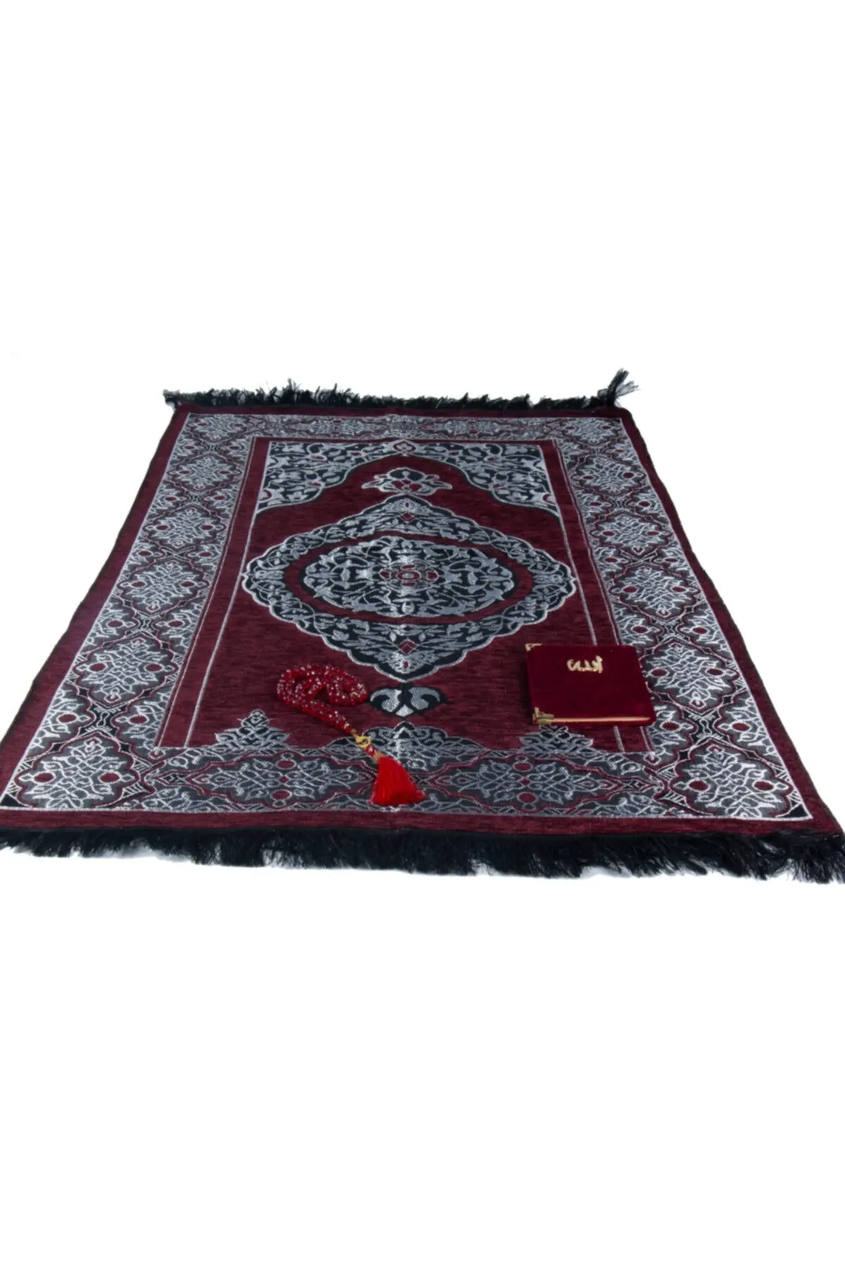 Yaseen rosary prayer rug and book gift set (Muslim  hadiat gift سجاد صلاة مسلم هدية إسلامية sijad salat) mewlid