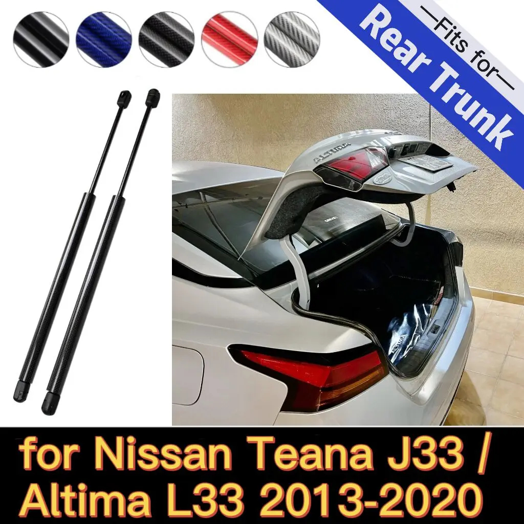 

Refit Trunk Boot Lift Supports for Nissan Teana J33 / Altima L33 2013-2020 Rear Tailgate Carbon Fiber Gas Charged Shock Dampers