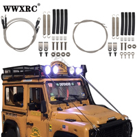 Dual Pull Steel Crossing Wire Spring Ring Rope Drawstring Toy for 1/12 MN 90 90K 91 91K 45 45K MN99S MND90 RC Car Accessories