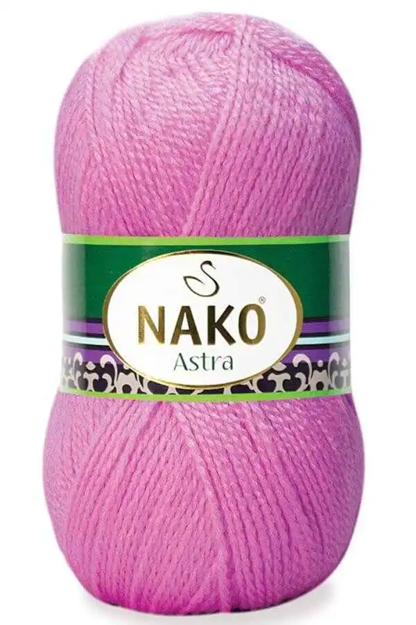 Premium Hand Knitted Yarn - 44 Color Options - 330 Meters(100gr) -  Knitting Yarn Ball - Nako Astra - Premium Acrylic - Cardigans - Scarf - Beanie 