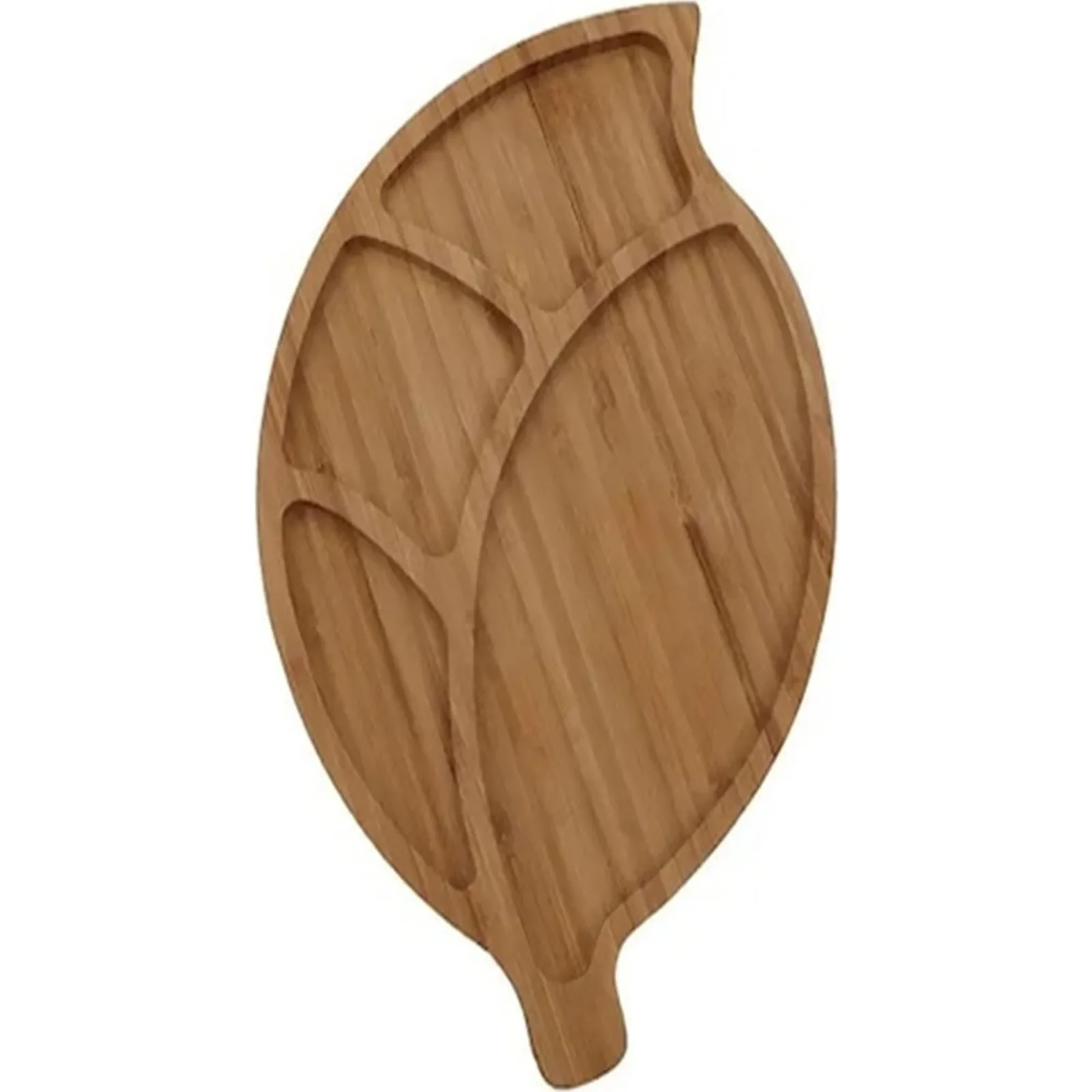 Bamboo Sunumluk Leaf Pattern Big size confectionary lokumluk breakfast sunumluk stylish authentic bamboo kitchen utensil sunumluk