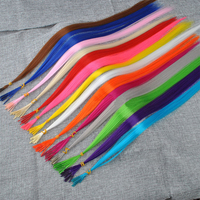 Synthetic Colored I-Tip Stick Hair Extensions 16 Inch 1-20 Strands/Pack For Women High Temperature Fiber Hairpieces Accessories
