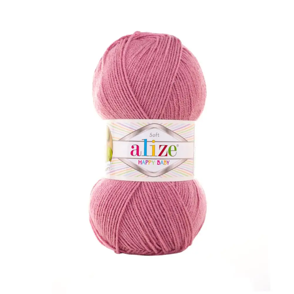 Happy Baby Hand Knitted Yarn (4 Ball) 21 Color - 350 Meters(100gr) Hand Knit Ball - Alize -Blanket -Scarf - Baby - DIY