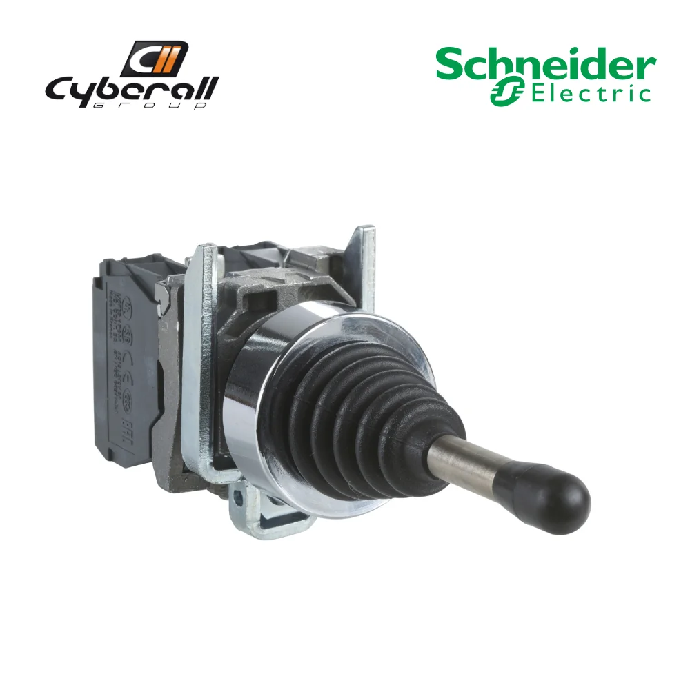 Schneider Electric-Cyberall-manipulator 2 directions and 3 positions with option model with bezel metal chrome plated references: XD4PA12 / XD4PA22