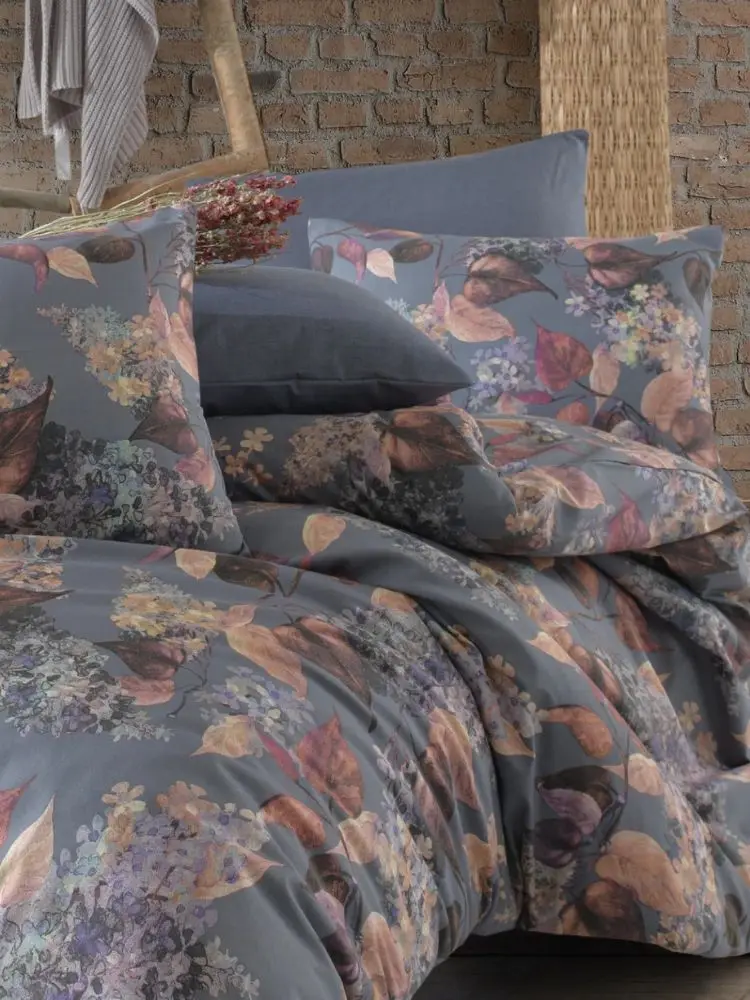 Set Seprai Katun 4 Buah Pak 200X220 Seprai Kembar Penutup Selimut Sarung Bantal Set Linen Penutup Selimut Modern Tekstil Rumah