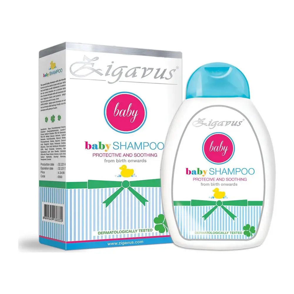 Zigavus Baby Shampoo 300 ml No Dyes Hypoallergenic.