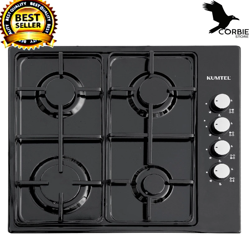 Kumtel KO 420F Natural Gas Black Counter Top Cooker