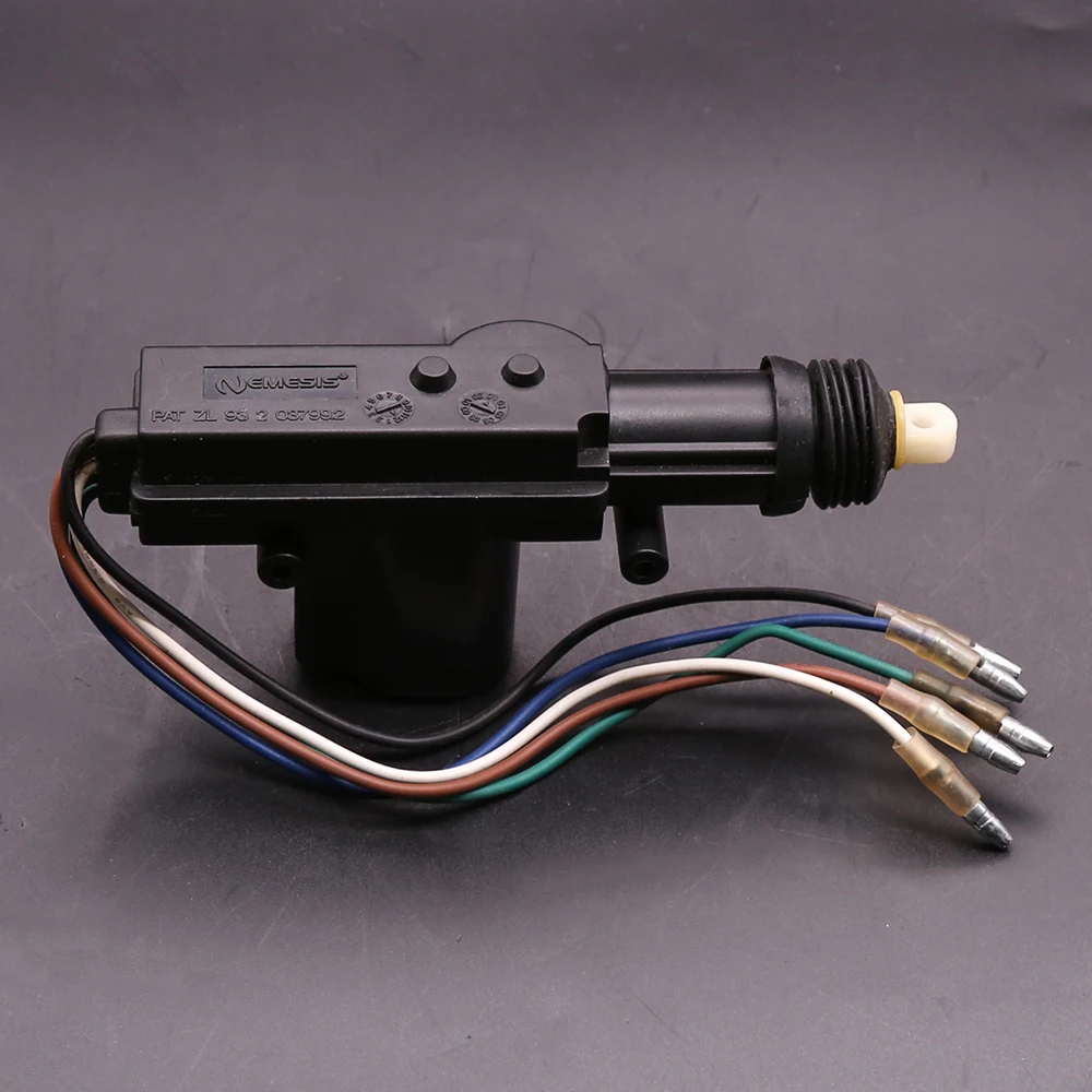 Universal 12V Car Central Locking System Anti-theft Central Lock 5 Wires Solenoid Actuator Door Motor Auto Accessories