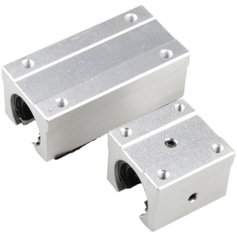 4 Uds SBR16UU bloque de aluminio 16mm movimiento lineal de alta calidad rodamiento de bolas bloque deslizante uso SBR16 carril guía lineal piezas CNC