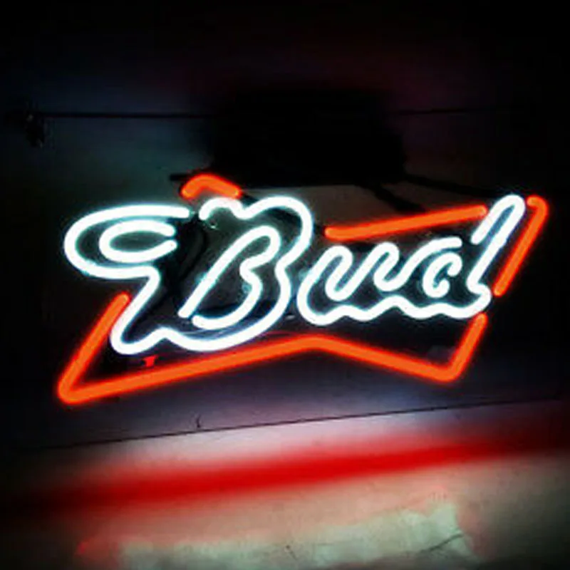 

Neon Signs Bud Light Up Wall Sign Beer Bar Store Light Sign Iconic Display Aesthetic Night Light Vintage Decor On the Wall Retro