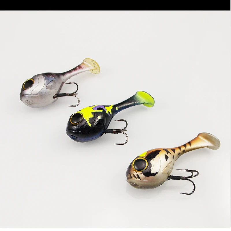 ESFISHING Weicher Köder Ballonfisch 82mm24g Deraball Pesca Künstlicher Angelköder für Hecht und Barsch – Detail 8