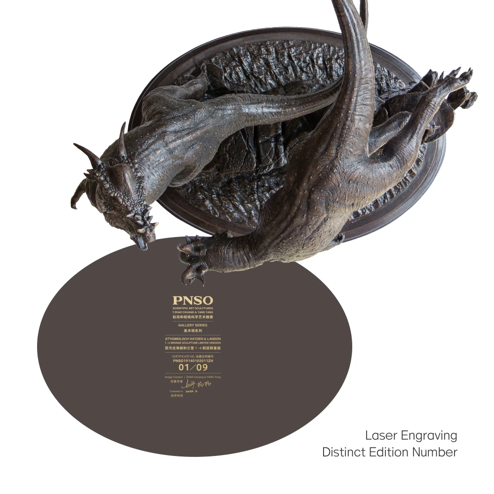 PNSO Scientific Art Sculptures by Zhao Chuang & YANG YANG Gallery Series STYGIMOLOCH HAYDEN&LANDON 1:6 Bronze Sculpture Limite