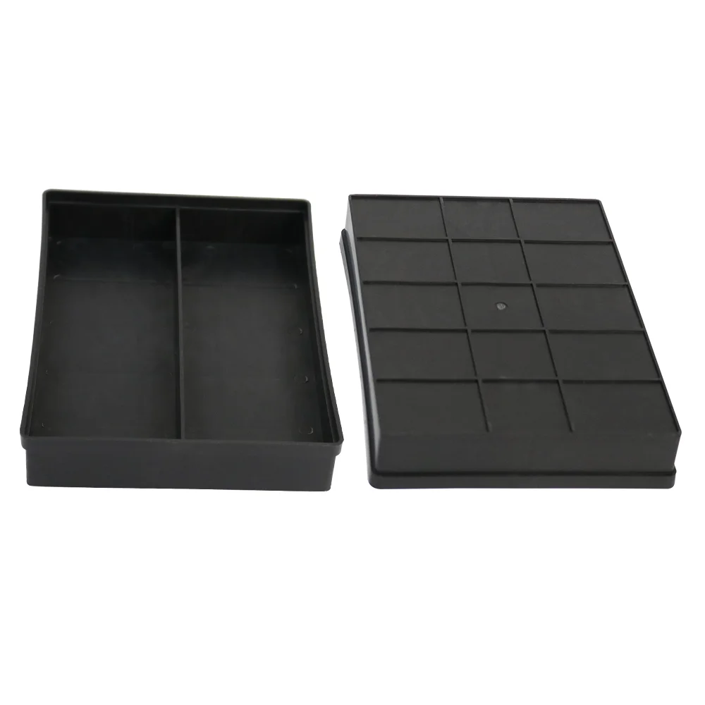 ESD Q-TK2A compartment grid Tray 230X170X38mm Black Antistatic Dual Zone ESD Safe Component Tray