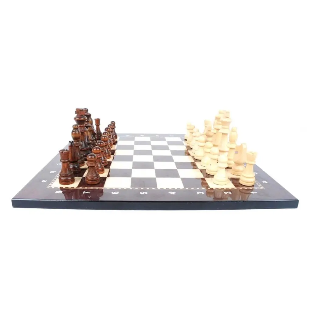 Luxury Chess Set Wooden Figure Wooden Chess Set Free Shipping