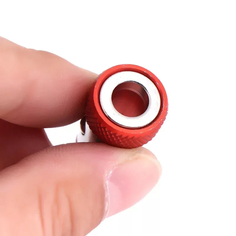 Citop 1pcs 1/4'' 6.35mm Hex Electric Screwdriver Bit Screwdriver Magnetic Ring S2 Alloy Steel Removable Strong Magnetizer