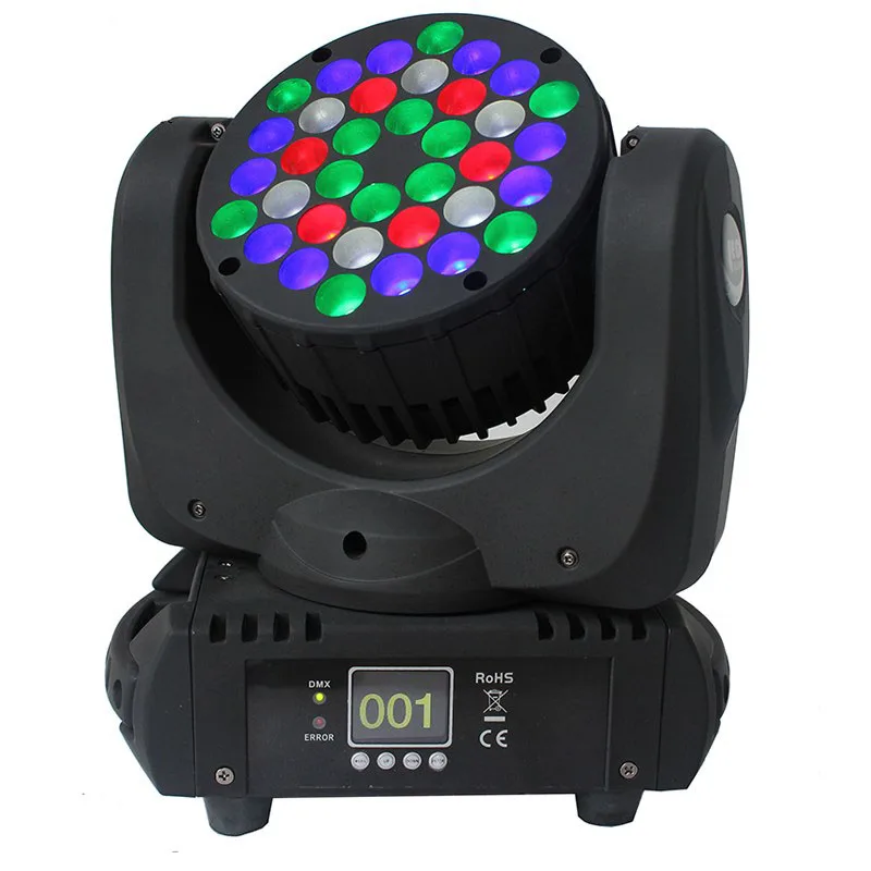 High Quality 36pcs 3W RGBW LED Beam Moving Head 36*3w Mini LED Moving Head Beam Wash Stage Light For DJ Disco Club