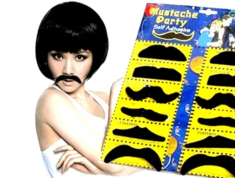 Assy Mustache Set (12 PCs)