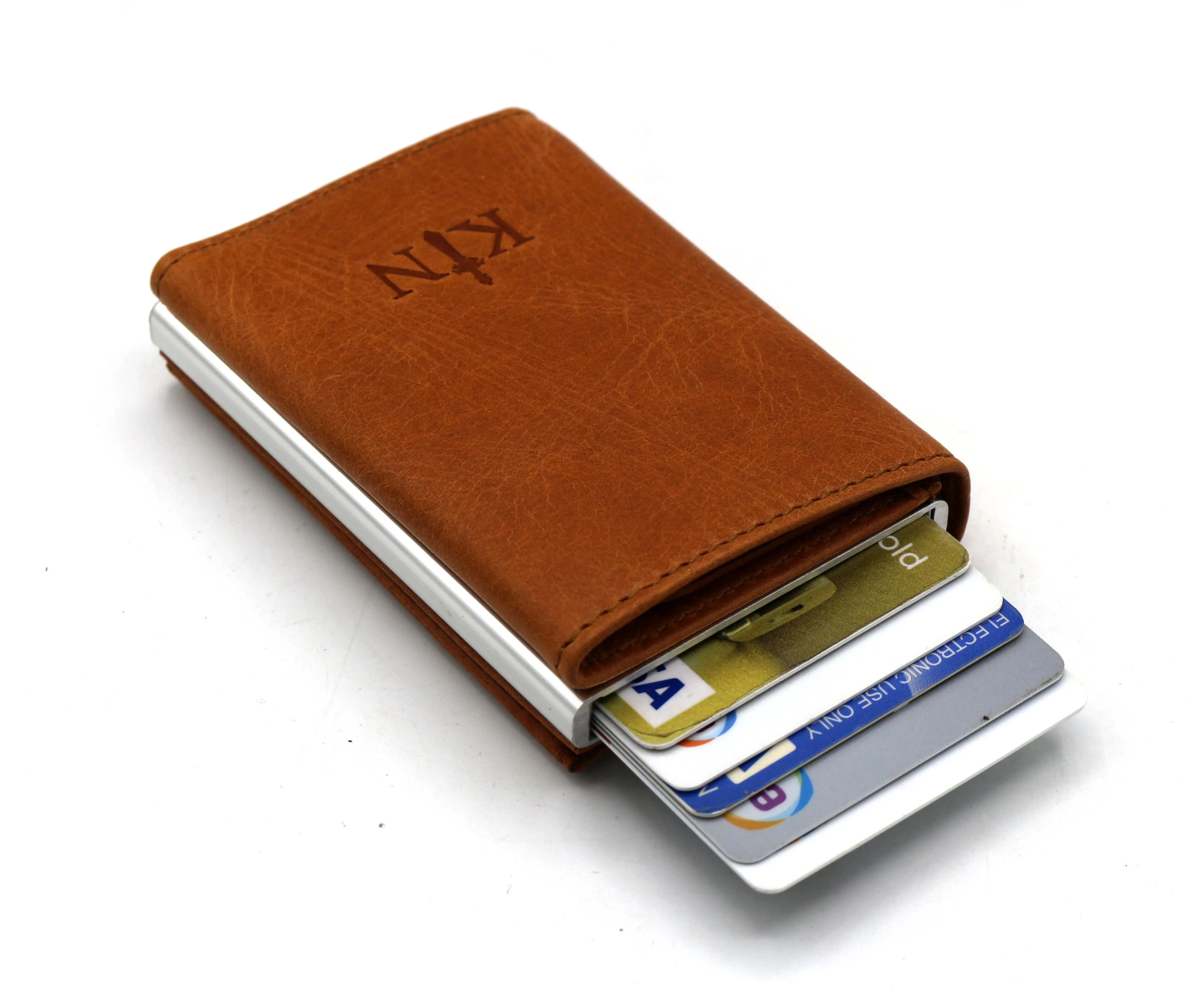 Valuaes Latch Mechanism Card Holder Genuine Leather Patched 2021 Fashion Top Quality Unisex Purse Clutch Vintage Retro Wallet