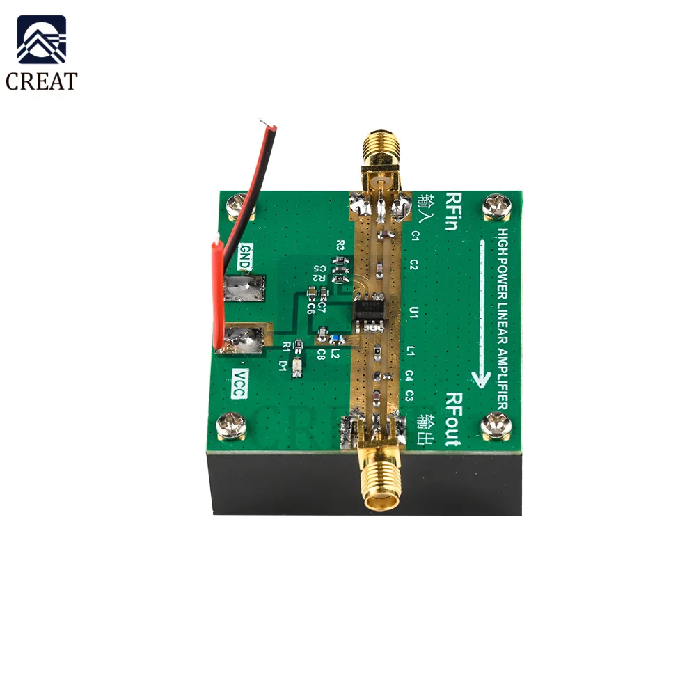 RF2126 RF Power Amplifier 2.4GHZ1WWIFI Bluetooth Amplifier Image Transmission Amplifier with Heat Dissipation