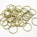 100pcs Brass Jump rings, Brass connector, 12x0.8mm, Round jump rings, Open jump ring, Jewelry Making Supplies - R296