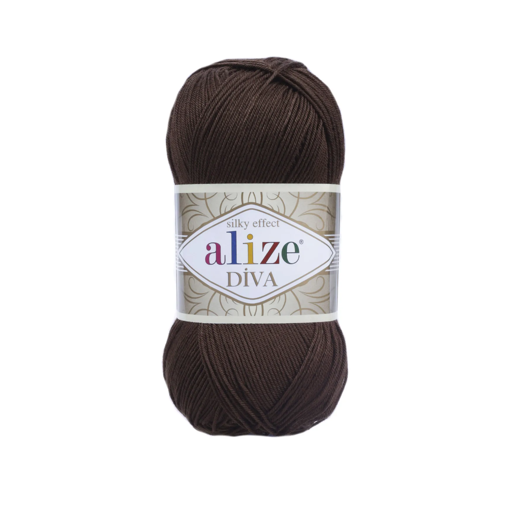 High Quality 5 Pieces Alize Diva Yarn Microfiber Acryilic Hand Knitting for Scarf Accesory Cardigan Thin Dyed Thread