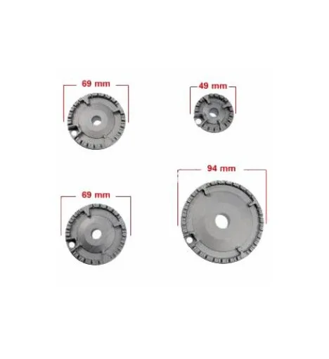Kit de quemador superior y tapa de cocina de Gas tipo Boss interno largo Universal