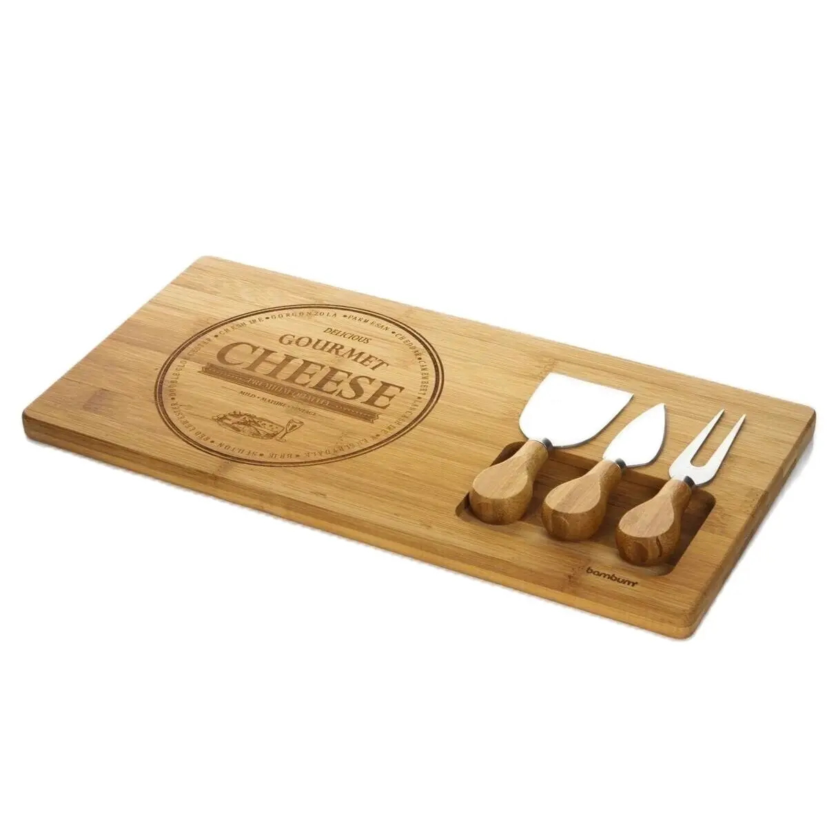 

Fhume - 4 Parça Cheese Cutting Board Wine Accessories Kitchen Presentation