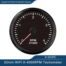 New Programmable Rev Counter Generator Tachometer Diesel Gasoline 4K 8K Engine RPM Gauge 12V 24V