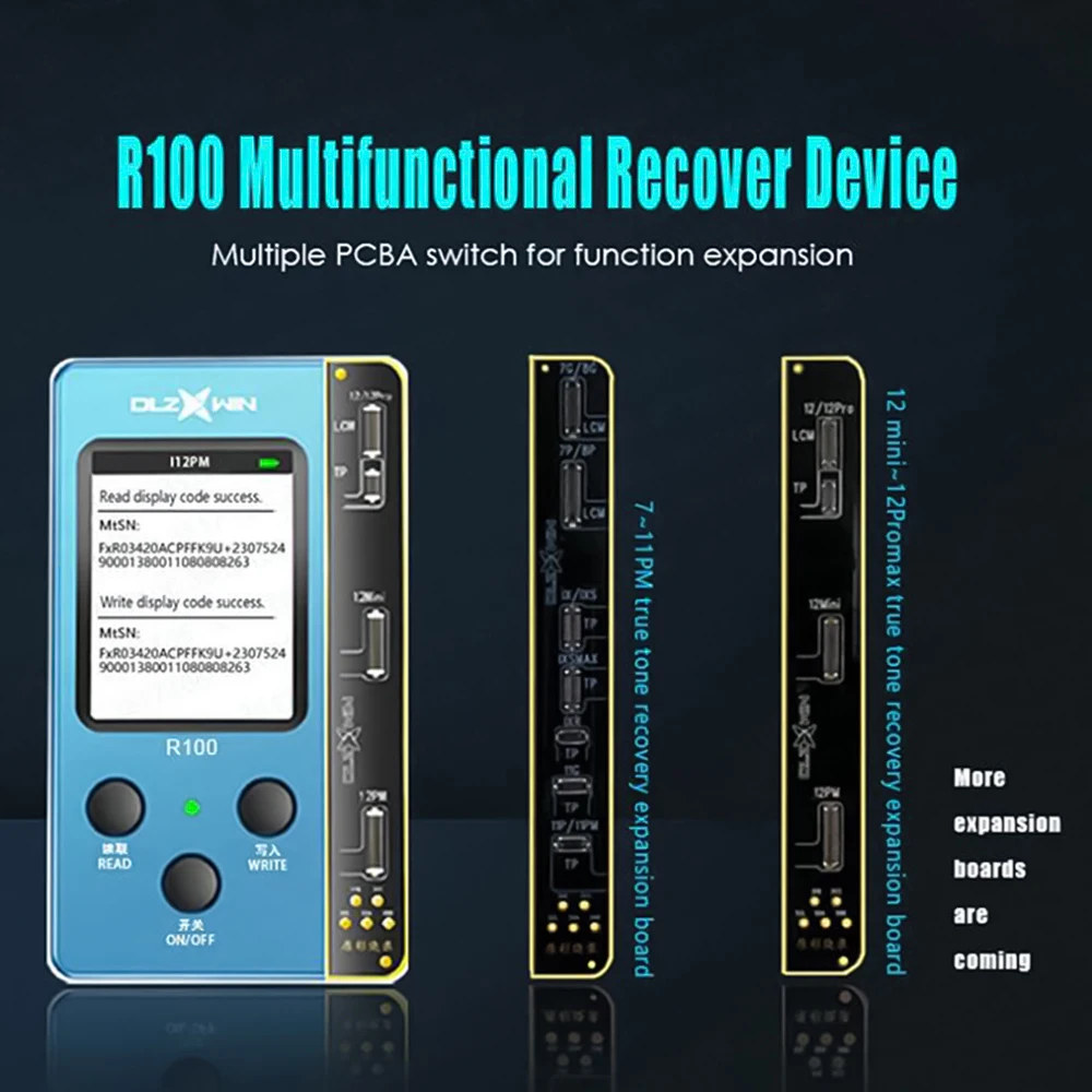 

R100P True Tone Recovery Tester For iPhone 8 8P X XS XSMAX XR 11 Pro Max 12mini 12Pro Screen Copy LCD Repair Jiutu