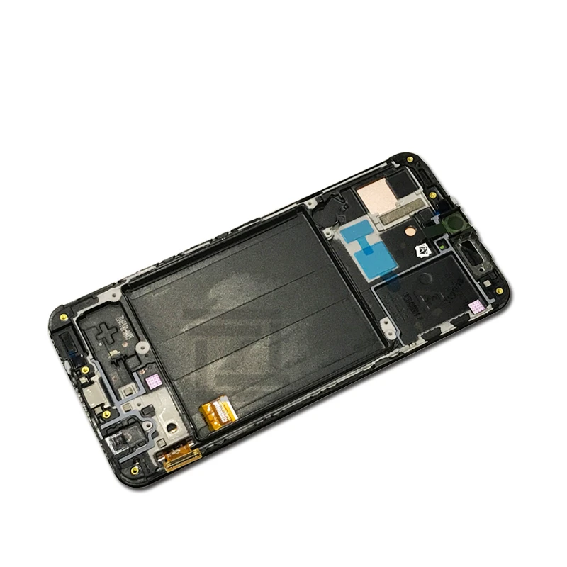 Super AMOLED For Samsung Galaxy A40 LCD A405 LCD Display Touch Screen Digitizer Assembly With Frame A40 Screen Replacement Parts