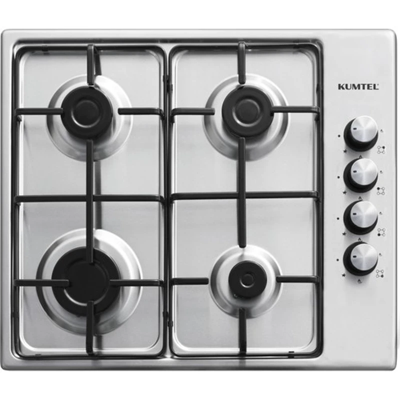 Kumtel Ko420F Inox Body Four Eyes Natural Gas Cooktop Cooker With Side Button Gas Safety System Free Fast Shipping From turkey