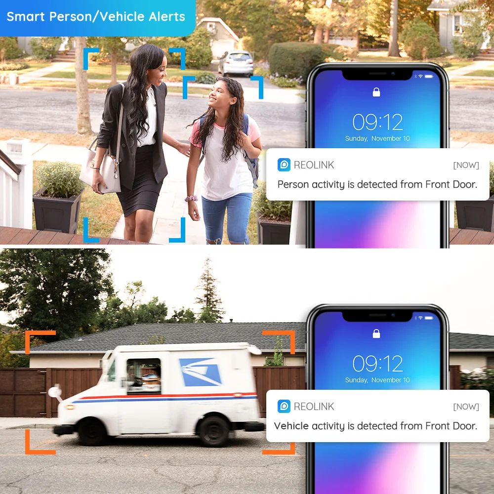 Imagem -04 - Reolink Outdoor ip Security Câmera Smart Night Version Casa Câmera de Vigilância Carro Humano Pet Detection Poe 8mp 4k 820a Pcs