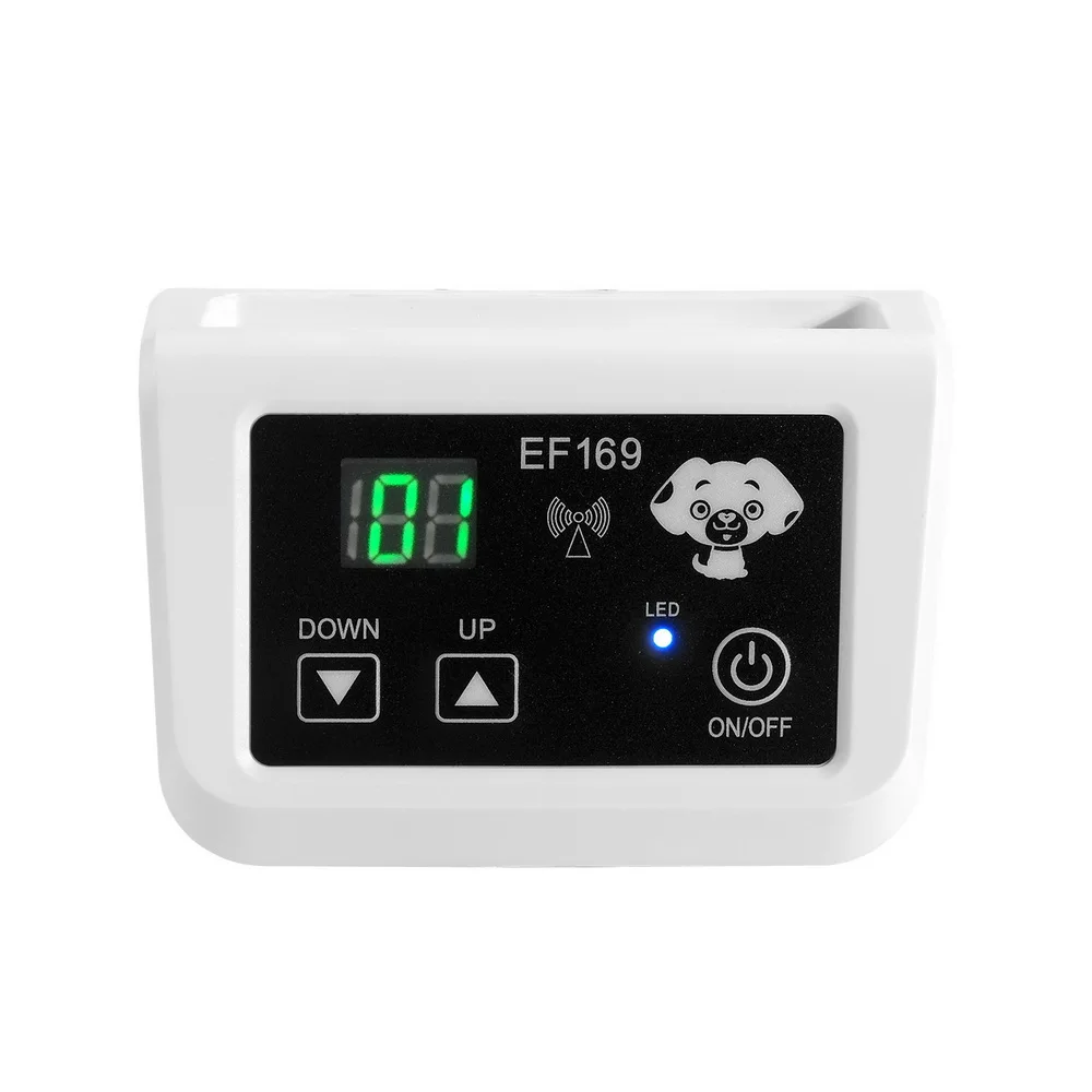 Electronic pet fence system EF169 is reliable and safe for pet training collar with 1/2/3 Collars 100g2280