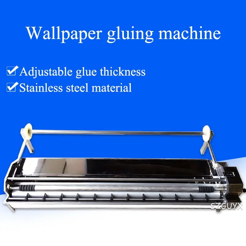 106/110 cm portable wallpaper gluing machine/manual household stainless steel wallpaper gluing machine/wallpaper gluing machine