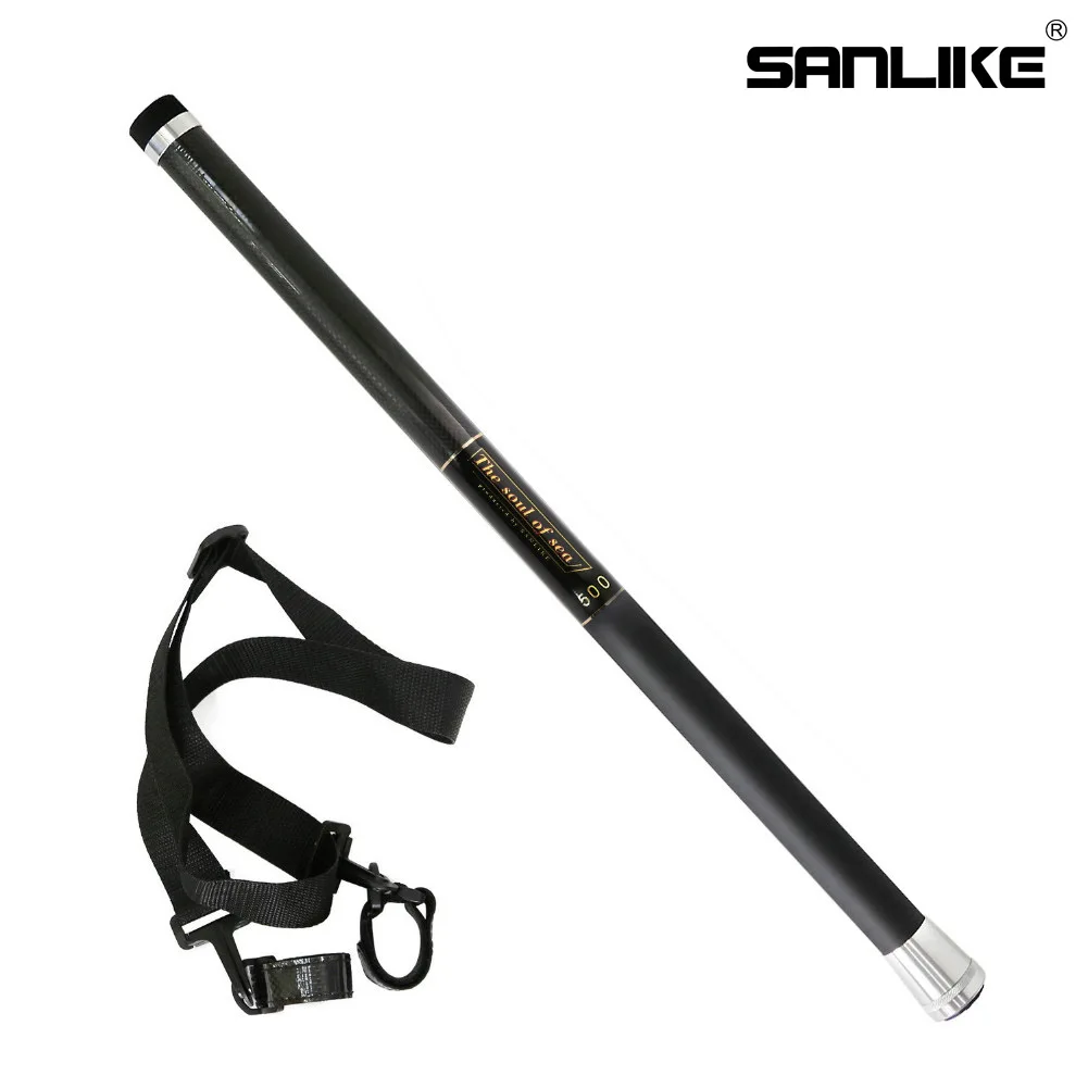 

SANLIKE 5m/6m Portable Telescopic Extension Carbon Fiber Fishing Landing Net Handle Rod Pole Stretch Brail Retractable Gear Tool