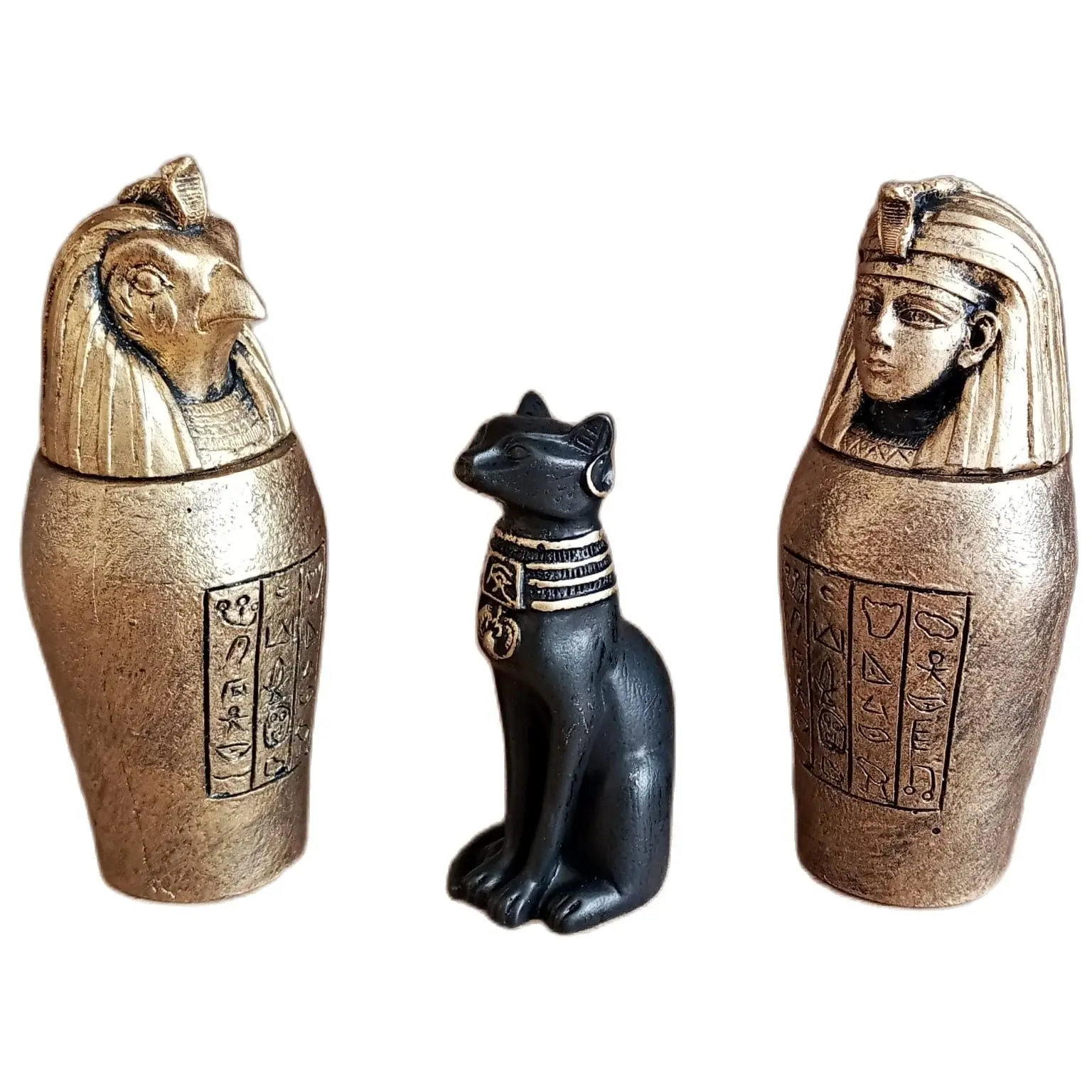 Ancient Egyptian Pharaoh Bastet Horus.