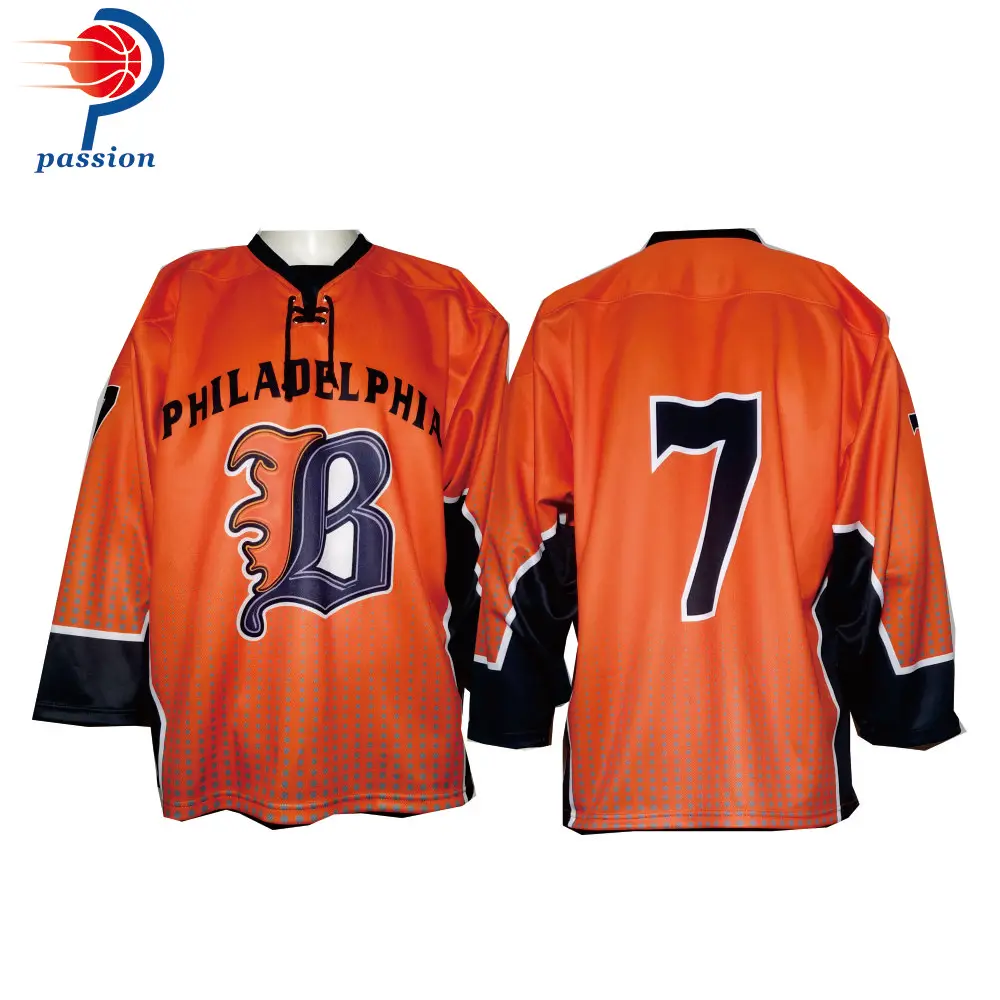 

2025 Custom New Design Hockey Jersey - Moisture-Wicking Fabric - Full Customization 5PCS