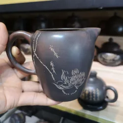 Hand Throwing Nixing Clay Gong Dao Bei Cups 200cc-300cc Bronze with Healthy Nixing Pottery Cha Hai