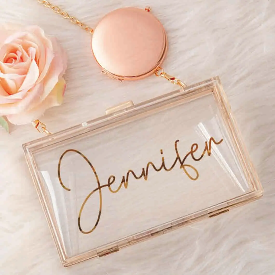 Personalized Acrylic Clutch, Box Clutch, Custom Mrs. Clutch, Bridal Clutch, Custom Bride Clutch, Mrs. Purse, Acrylic Purse