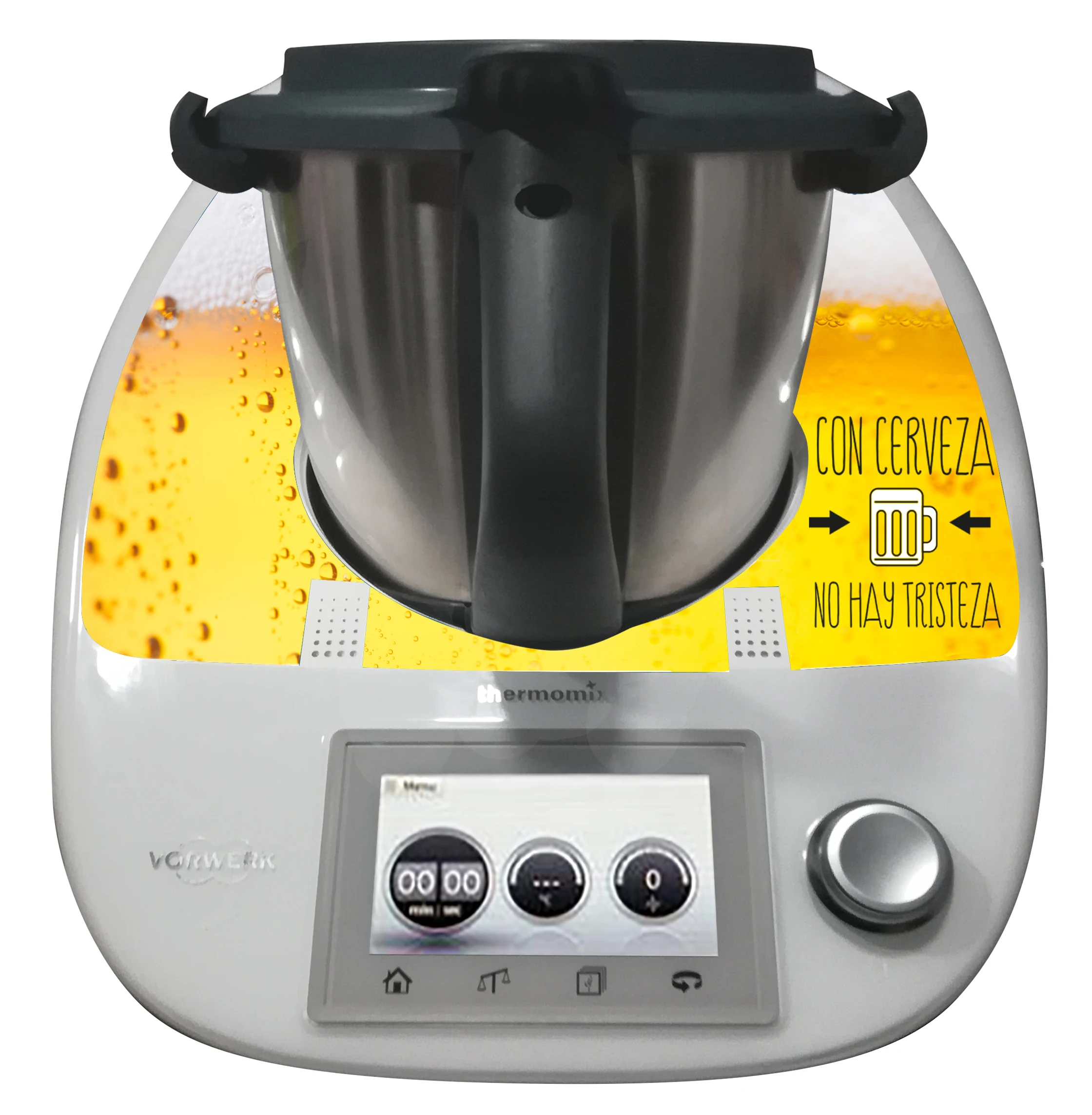 الفينيل الوفير الزخرفية ، الجانب ، فاليدو ل THERMOMIX TM5 و TM6 ، القبلات ، تزيين THERMOMIX الخاص بك