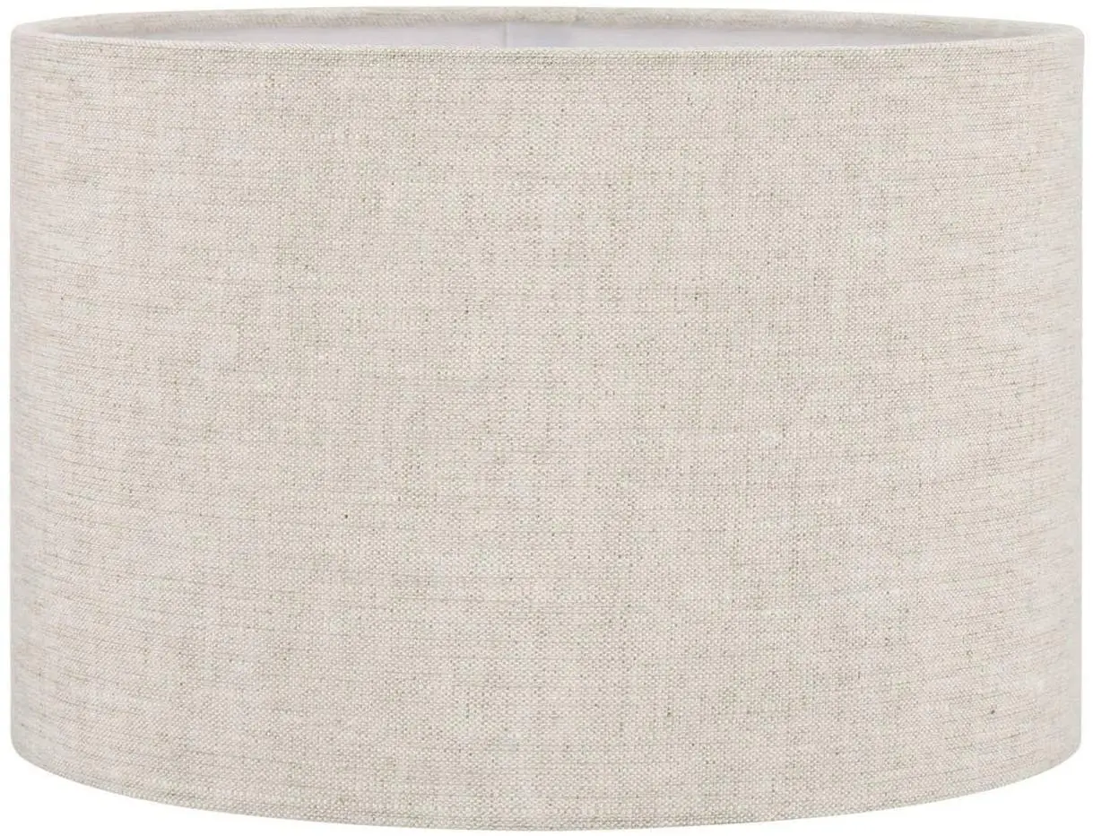 Lampshade Table Lamp Cream Drum Lampshade 25x25x15 Cm Decorative High Quality Special Lampshade Fabric and metal Inner Nes