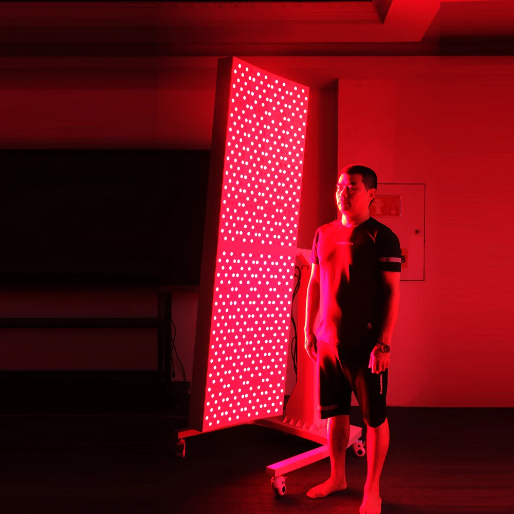 Flat lay installation light infrared therapy full body 660nm 850nm infrared red light therapy panel