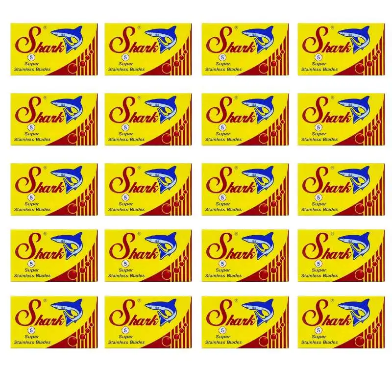 Shark Double Edge Razor Blades 1 Pack / 100 Pcs